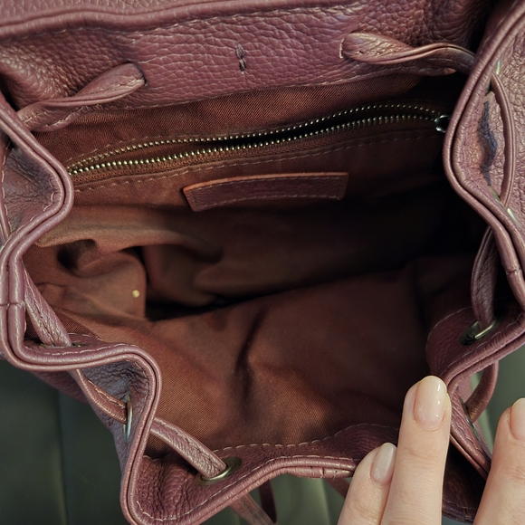 Leather Mini Backpack - Picture 3 of 5